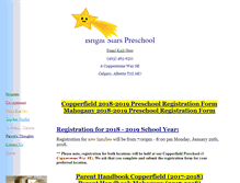 Tablet Screenshot of brightstarspreschool.ca